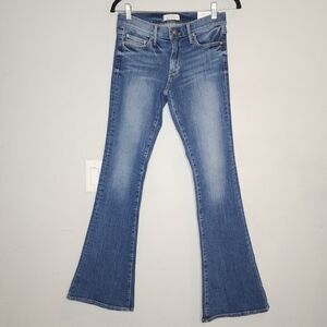 NWT Principle Midrise Flare Treasure Medium Wash Stretch Denim Jeans Size 27
